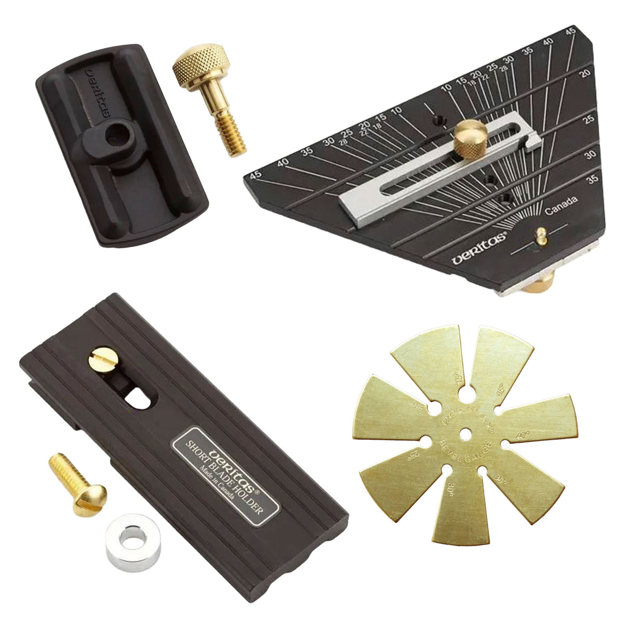 Veritas 4-Pc MKII Honing Guide Master Accessories Kit