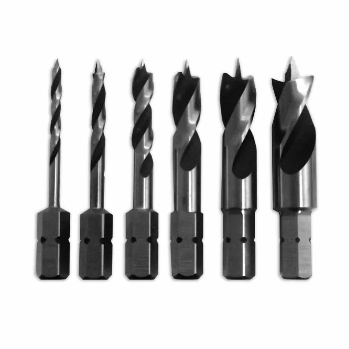 Milescraft 6-Pc. Stuby Length Drill Set For Wood