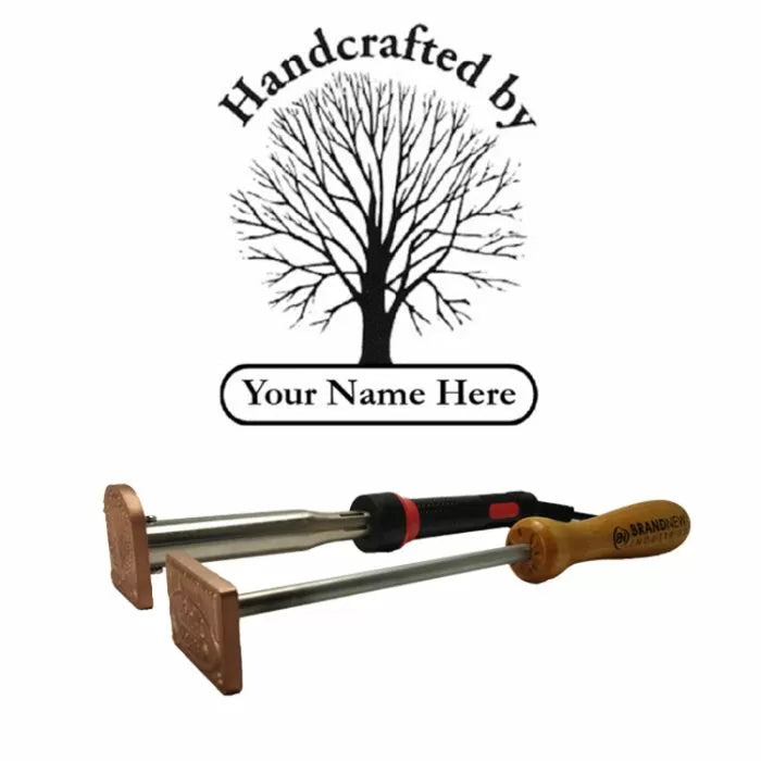 "Family Tree" Branding Iron-Torch - 1 Lines of Text