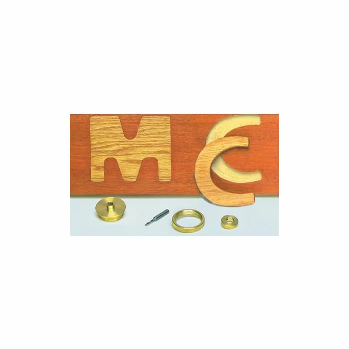 Brass Inlay Kit w/ Spiral Bit & Centering Pin