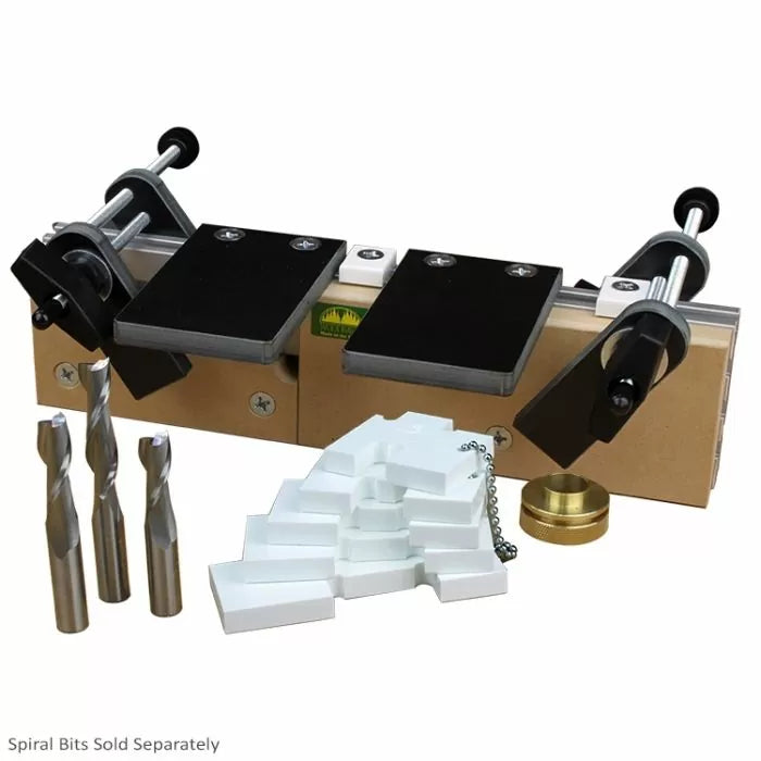 Infinity Tools Portable Box Joint Jig for Large Finger / Box Joints, With Brass Guide