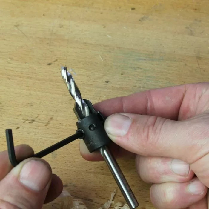 1/8" to 1/4" Adjustable Carbide Countersink