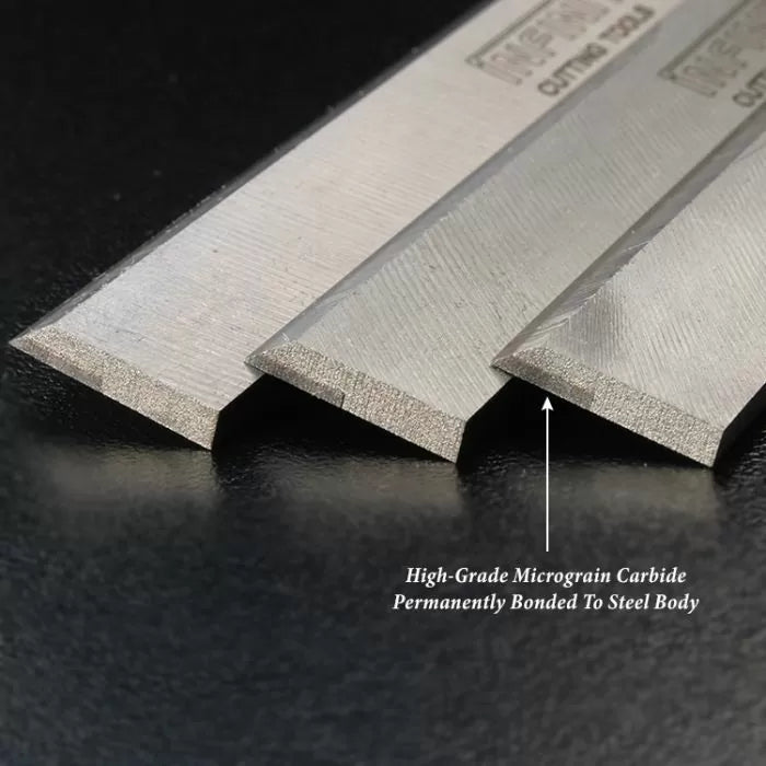 Infinity Tools Carbide Tipped Planer & Jointer Knives, 1/8" Thick, 4-Pc. Sets