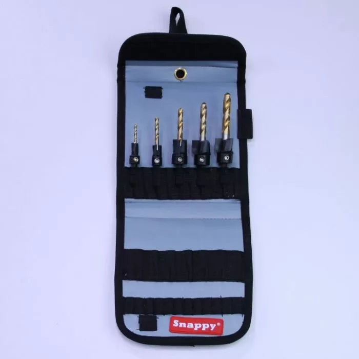 Snappy 5-Pc. SD-3 Counterbore Set With Carry Pouch