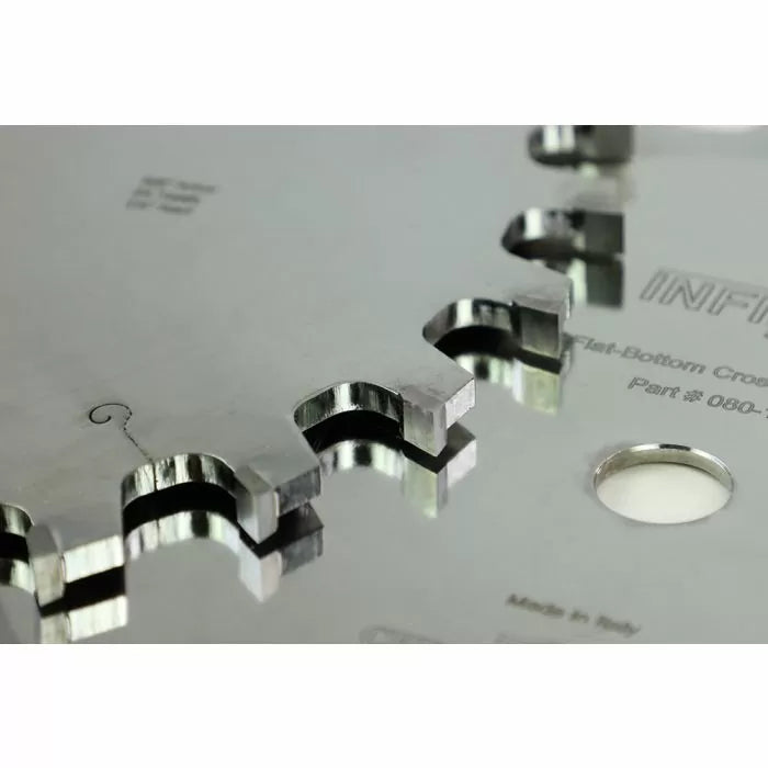 Infinity Tools 3pc. Thick Kerf Flat-Top Saw Blade Package w/ Spacers, 5/8" Bore