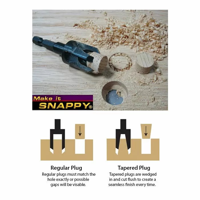 Make it Snappy Tools Tapered Plug Cutters