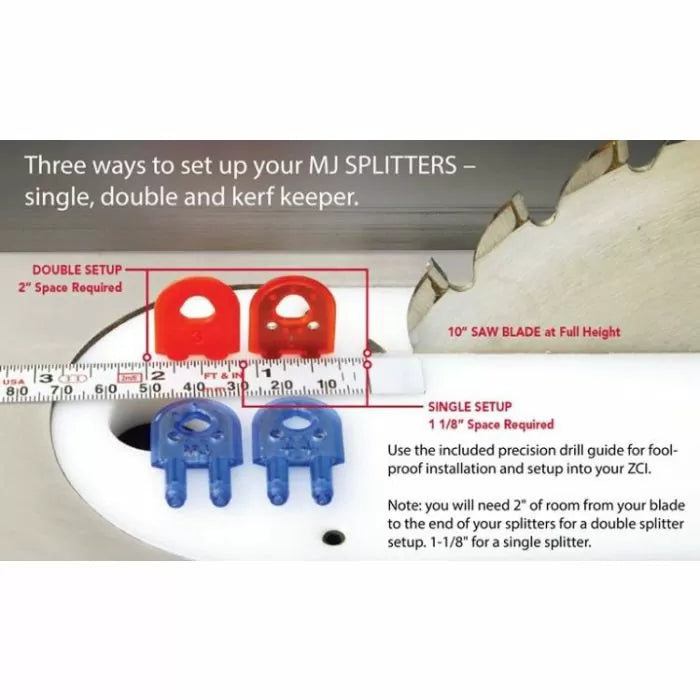 MicroJig SteelPRO Kerf Splitters