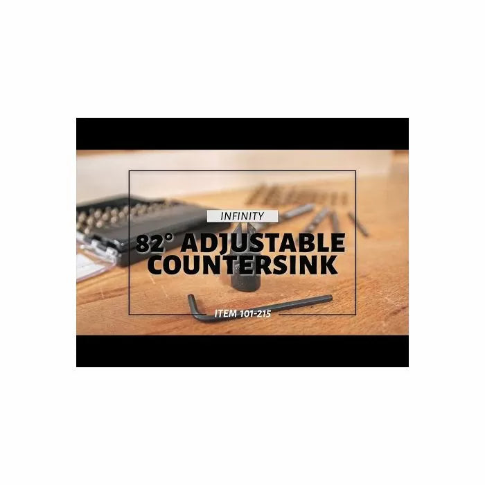 1/8" to 1/4" Adjustable Carbide Countersink