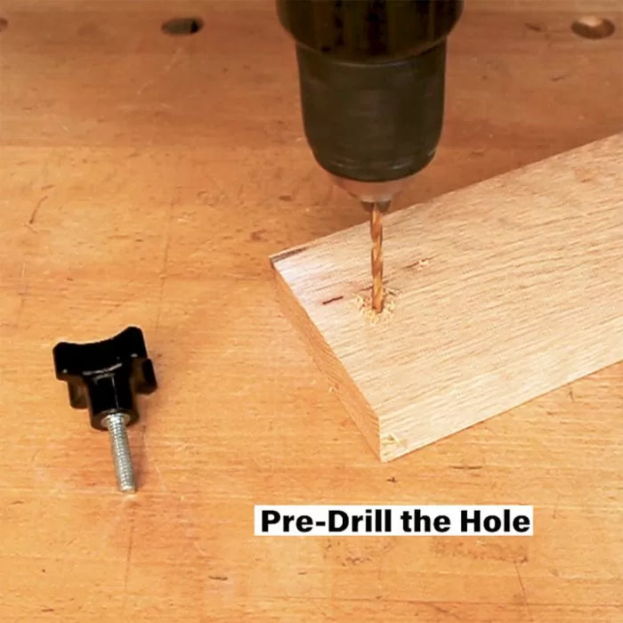 Juego de machos de roscar para madera de 9 piezas de Infinity Tools, incluye juegos en unidades métricas e imperiales