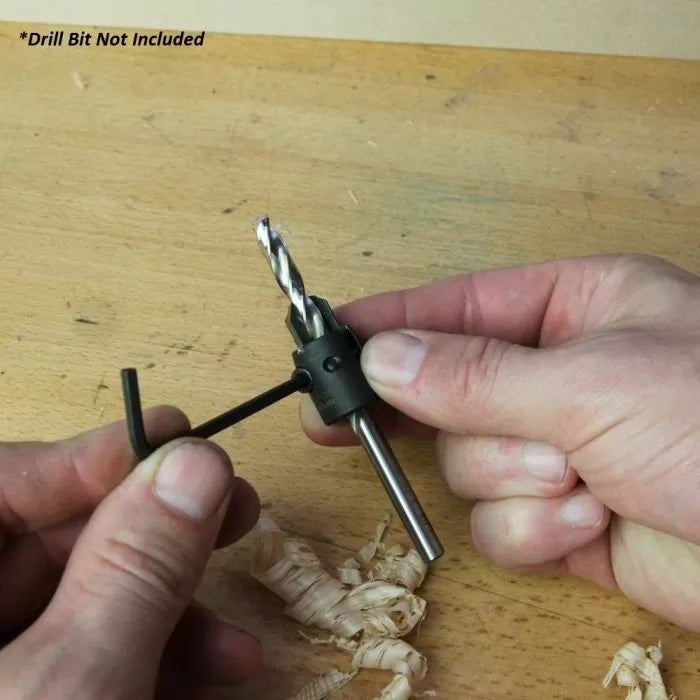 1/8" to 1/4" Adjustable Carbide Countersink