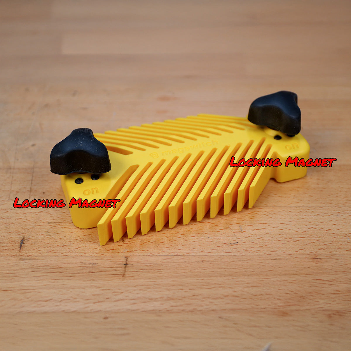 Dual locking magnets provide quick and stable support.