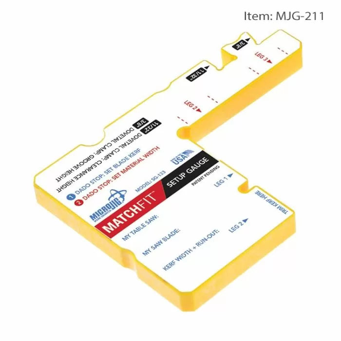 MicroJIG MATCHFIT Dado Stop Pro Package