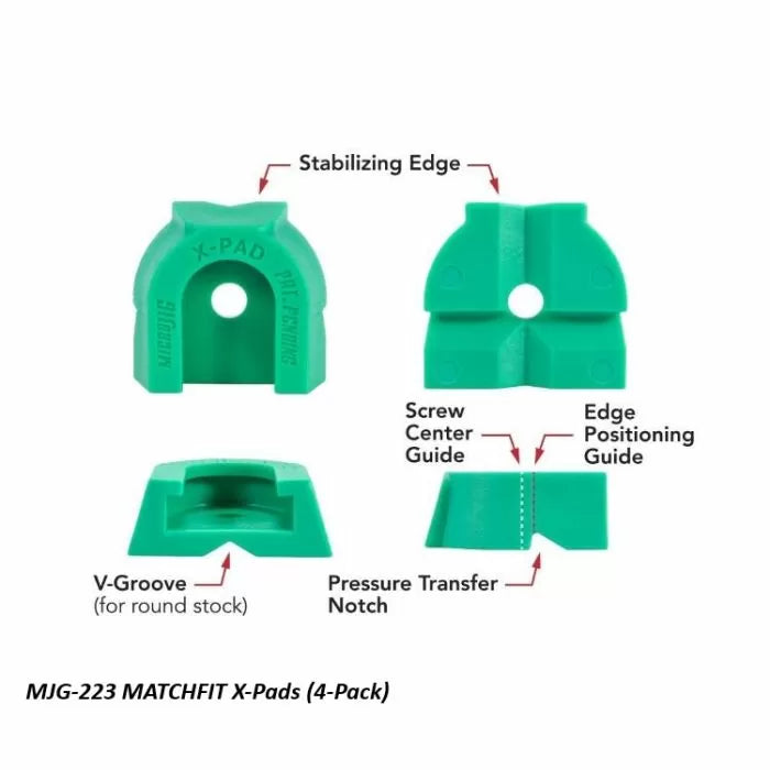 MicroJIG MATCHFIT 4-Pc. X-Pad Accessory Kit