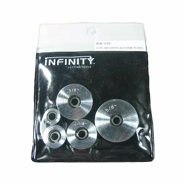 Infinity Tools 5-pc. Router Bit Bearing Kit, 3/16" I.D.
