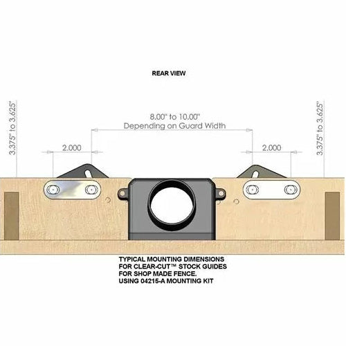 JessEm Clear-Cut Stock Guide Mounting Kit Only