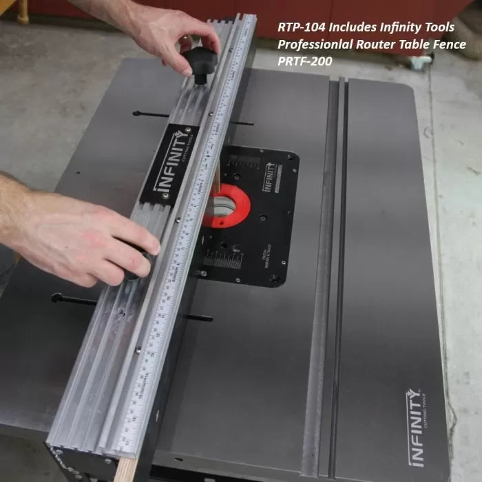 Infinity Tools Pro Router Table Package with Triton 3-1/4 HP Router (TRA001) & Cast Iron Top