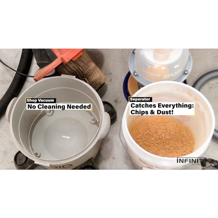 DIY Quick Snap Dust Separator for 5-Gal. Pail