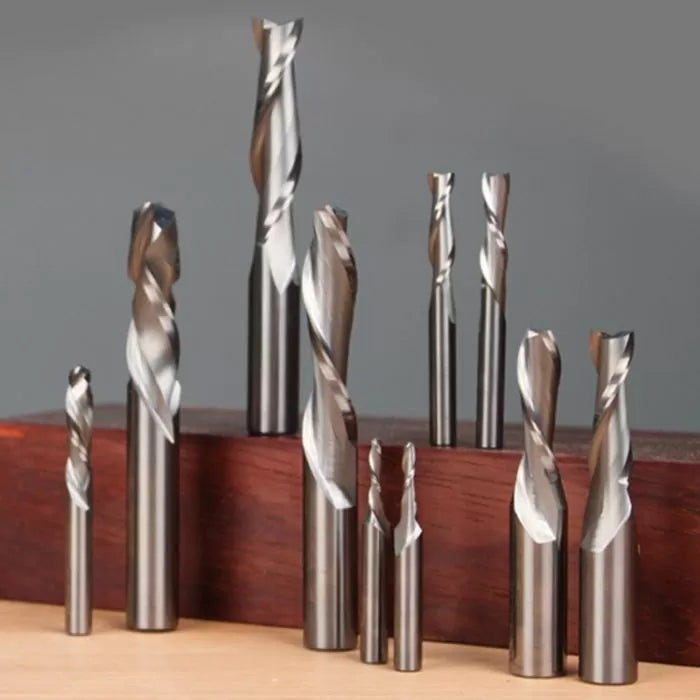Infinity Tools 1/2" Shank Solid Carbide Spiral Downcut Router Bits