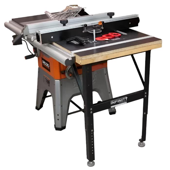 Infinity Tools Table Saw Router Table Package w/ JessEm Lift