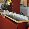 Can I attach the fence directly to my portable miter saw’s existing fences, or do I need a work station?