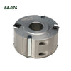 What type of metal is the insert pro rabbeting cutter head made of    # 84-076