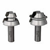 I purchased the 22.5° Lock Miter Router Bit Set. Do you offer a setup block for 1/2" material, or can the 3/4" block be used?