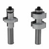 Juego de brocas para fresadora con unión encolada y biselada con vástago de 1/2" de Infinity Tools Questions & Answers