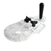 Will the D Handle universal pre-drilled base plate accept a Milwaukee 2730-20 compact router?