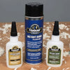 Would Titebond CA adhesive be suitable for gluing small inlays in a pocket quickly?