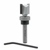 Does Mike Pekovich use your top bearing pattern bit with his router dovetailing jig? Which specific bit?