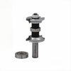 What is the smallest stock thickness when utilizing the live bearing between the cutters.