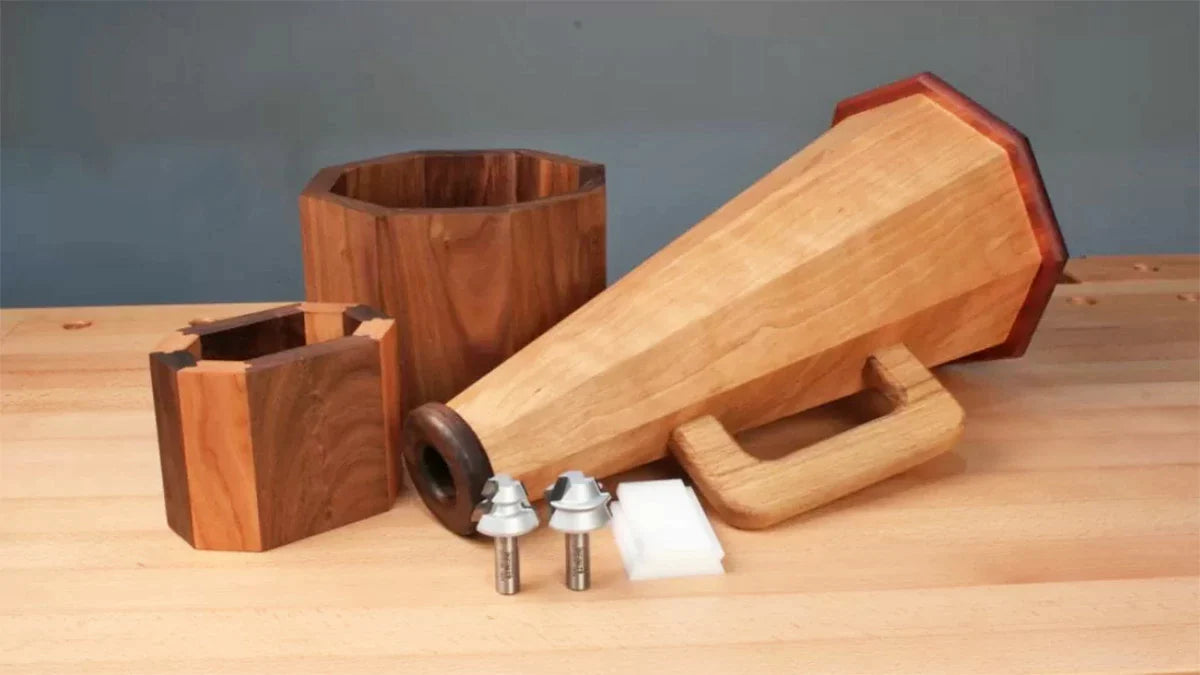 Make Unique Projects with the 22.5° Lock Miter Router Bit Set ...