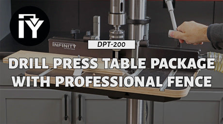 Unboxing Infinity Tool's Drill Press Table Package with Professional Fence