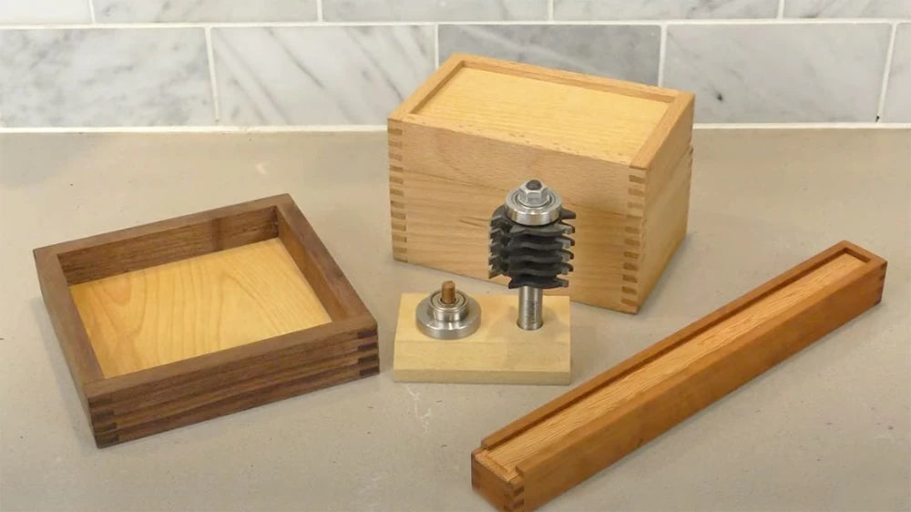 Make Lots of  Strong Attractive Boxes with One Router Bit!