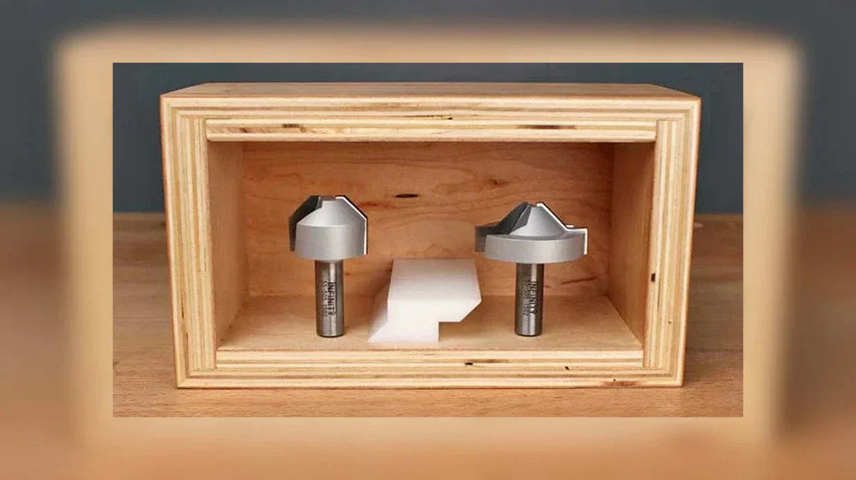 Infinity Tools Lapped Miter Joint Router Bits – Infinity Cutting Tools