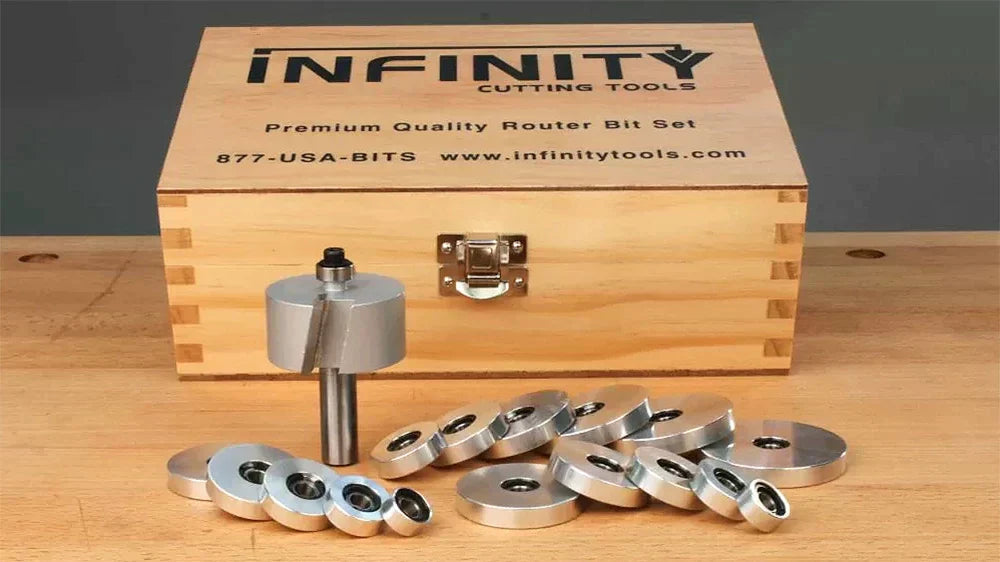All About the Mega-Rabbet Router Bit and Bearing Set