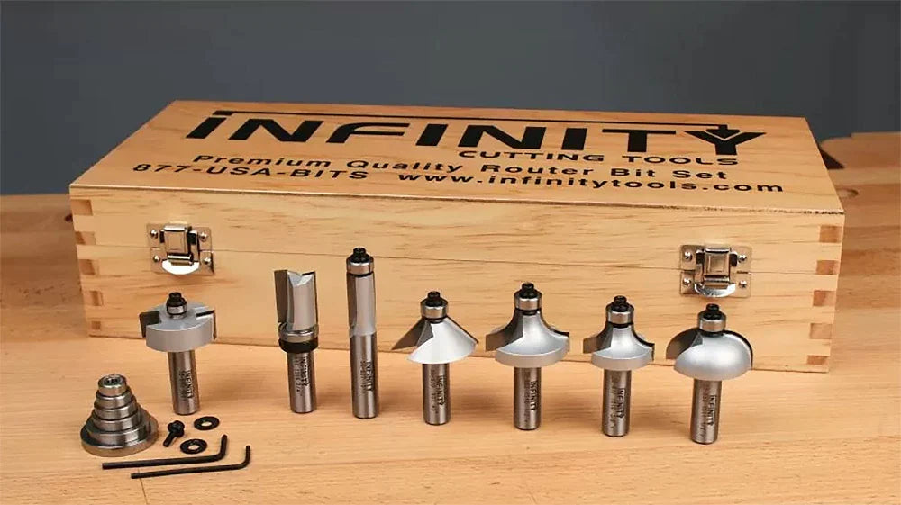 7 Awesome Router Bits Make This a Pro Router Bit Set – Infinity Cutting ...