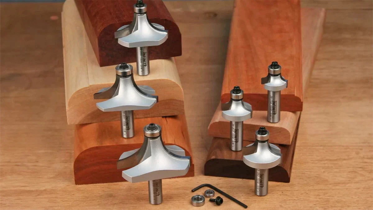 Versatile Roundover & Beading Router Bits for Clean, Decorative Edges ...