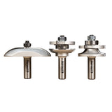 Infinity Tools 1/2" Shank 3-Pc. Cabinet Door Router Bit Sets