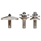 Infinity Tools 1/2" Shank 3-Pc. Cabinet Door Router Bit Sets