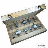 11-Pc. 17th-Century Router Bit Profile Set