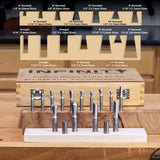 Leigh D4R+D24 Master Pack With Infinity Tools 16 Pc. Router Bit Set