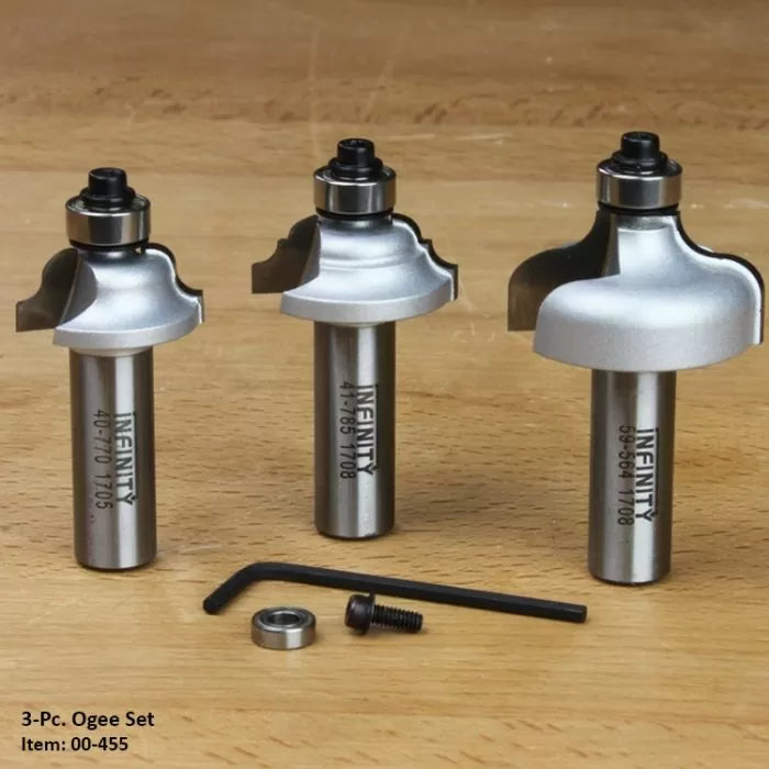 Ogee Profile Router Bit Sets