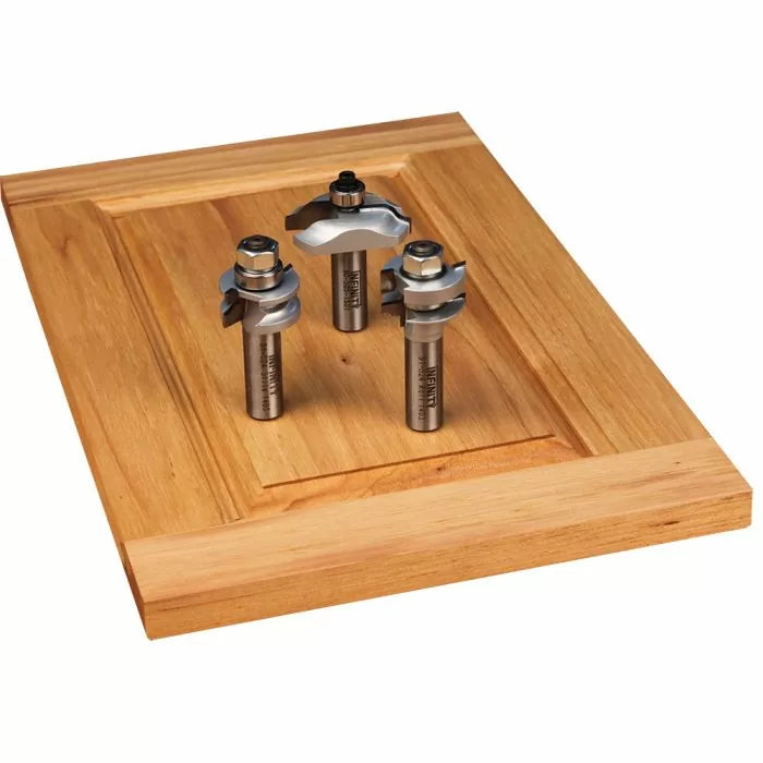 3-Pc. Ogee Mini Door Router Bit Set