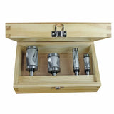 Infinity Tools 1/2" Shank 4-Pc. Mega Flush Trim Router Bit Set