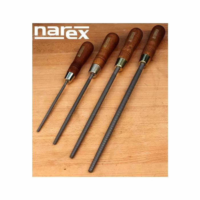 4-Pc Complete Narex Full Round Rasp Set