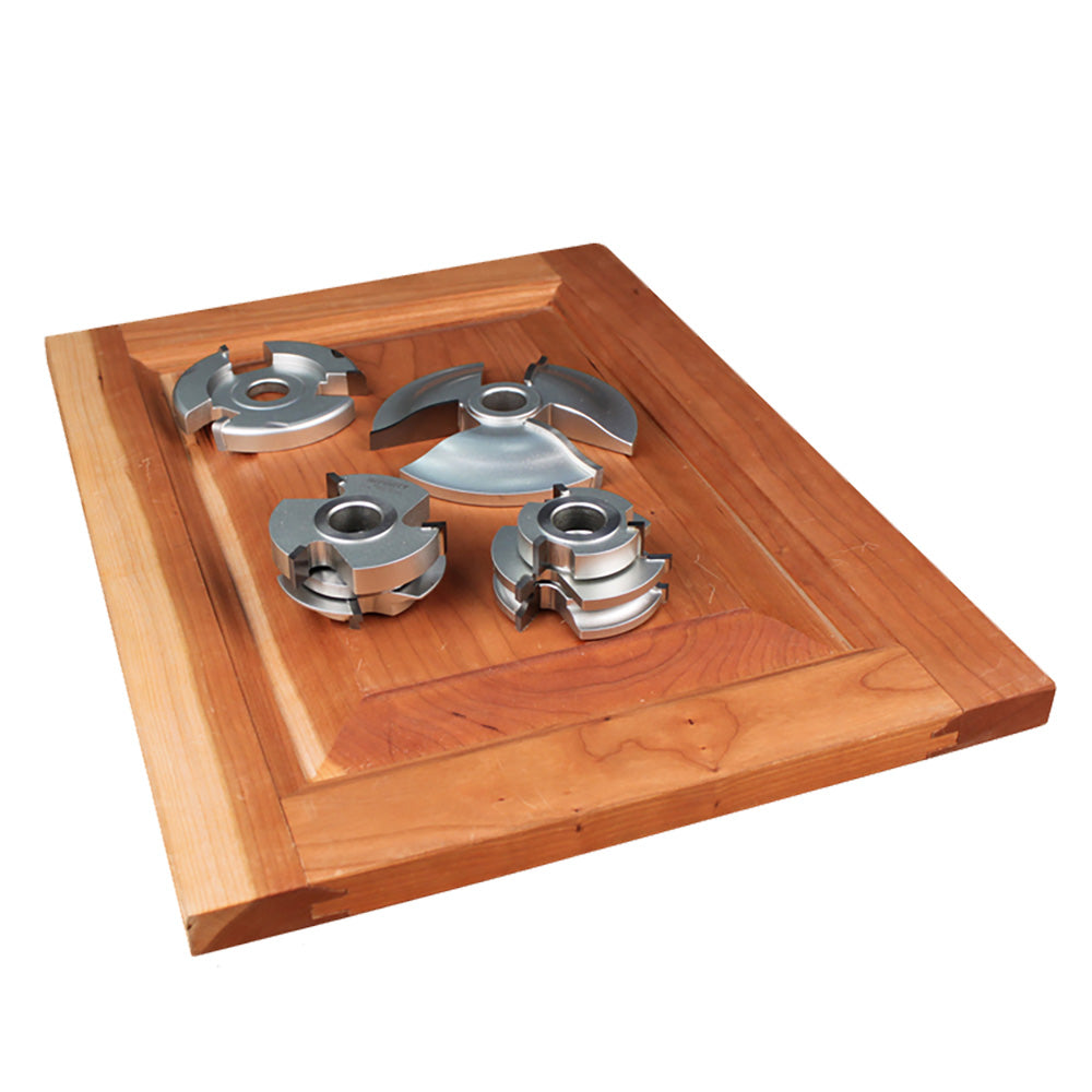 Infinity Tools 4-Pc. Cabinet Door Shape-Up Shaper Cutter Sets ...