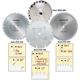 4-Pc Ultimate Table Saw & Dado Blade Package (Thin Kerf)