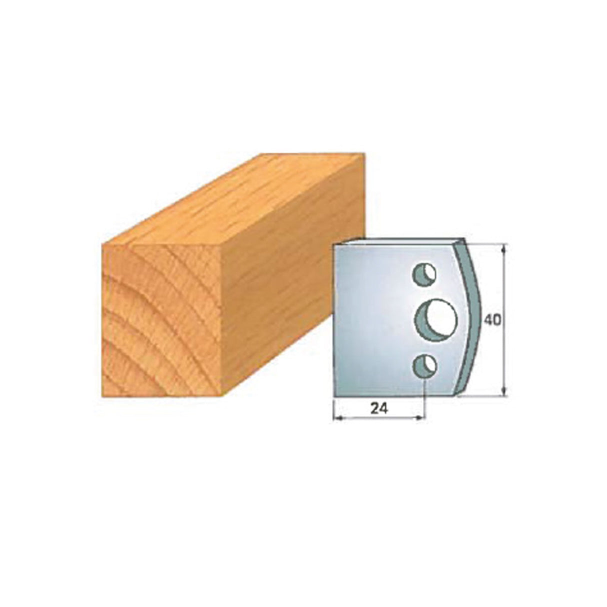 Infinity Tools Insert-Pro 13-Pc. HSS General Purpose Shaper Set, 1-1/4" Bore