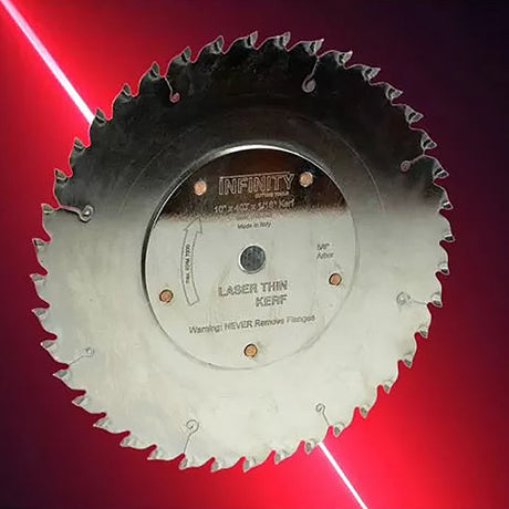 Infinity Tools 10" Laser Kerf Saw Blade & Splitter, 5/8" Arbor